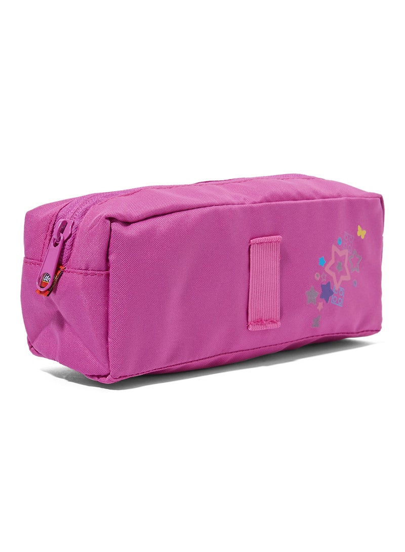 ليغو حافظة أقلام مزودة بسحّاب للإغلاق وردي - Image 2