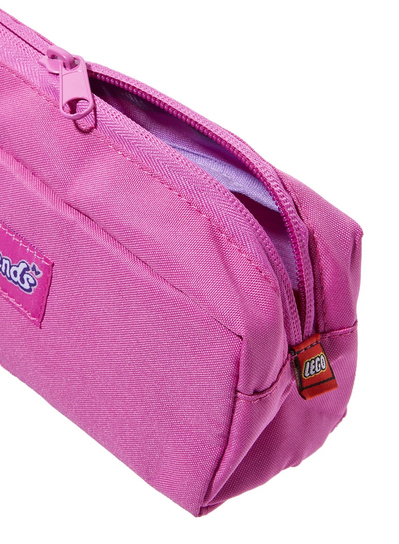 ليغو حافظة أقلام مزودة بسحّاب للإغلاق وردي - Image 3