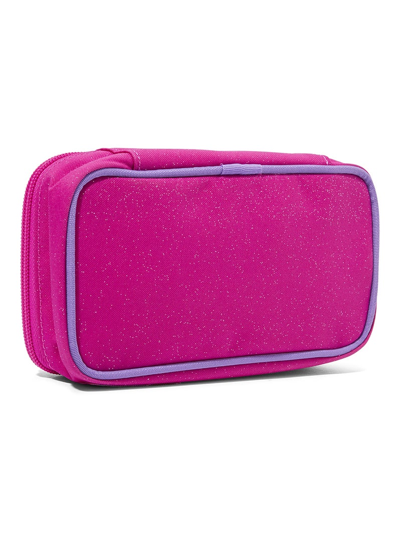 ليغو حافظة أقلام بسحّاب للإغلاق وتصميم ثلاثي الأبعاد وردي/أرجواني - Image 2