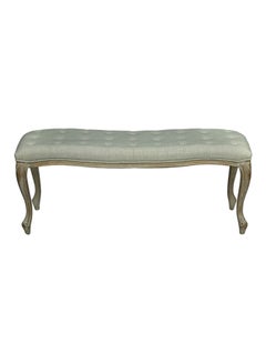 Lovdom Bench Light Grey/Natural 122x49x44centimeter