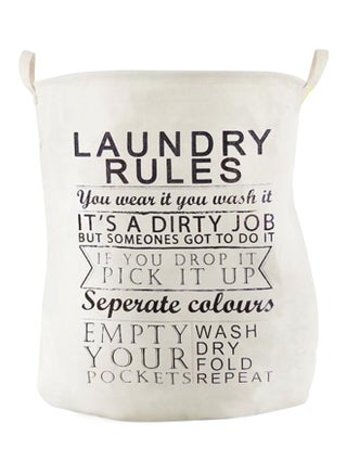 Laundry Storage Basket White/Black - v1532952655/N15918342A_1