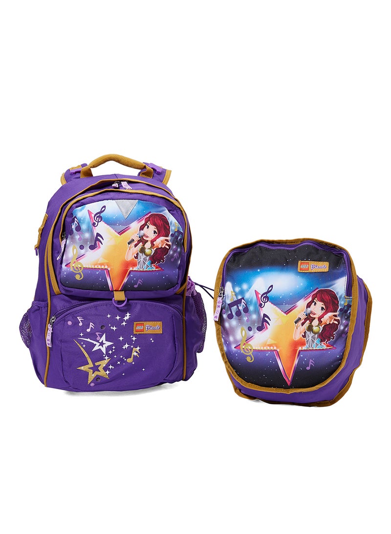 LEGO 2 Piece Freshmen Backpack Set Purple - Image 1