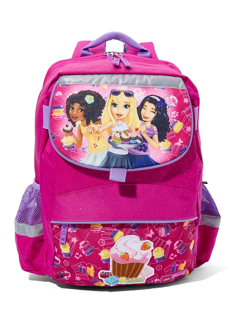 LEGO Starter Plus Zipper Closure Backpack Pink/Purple - Image 1