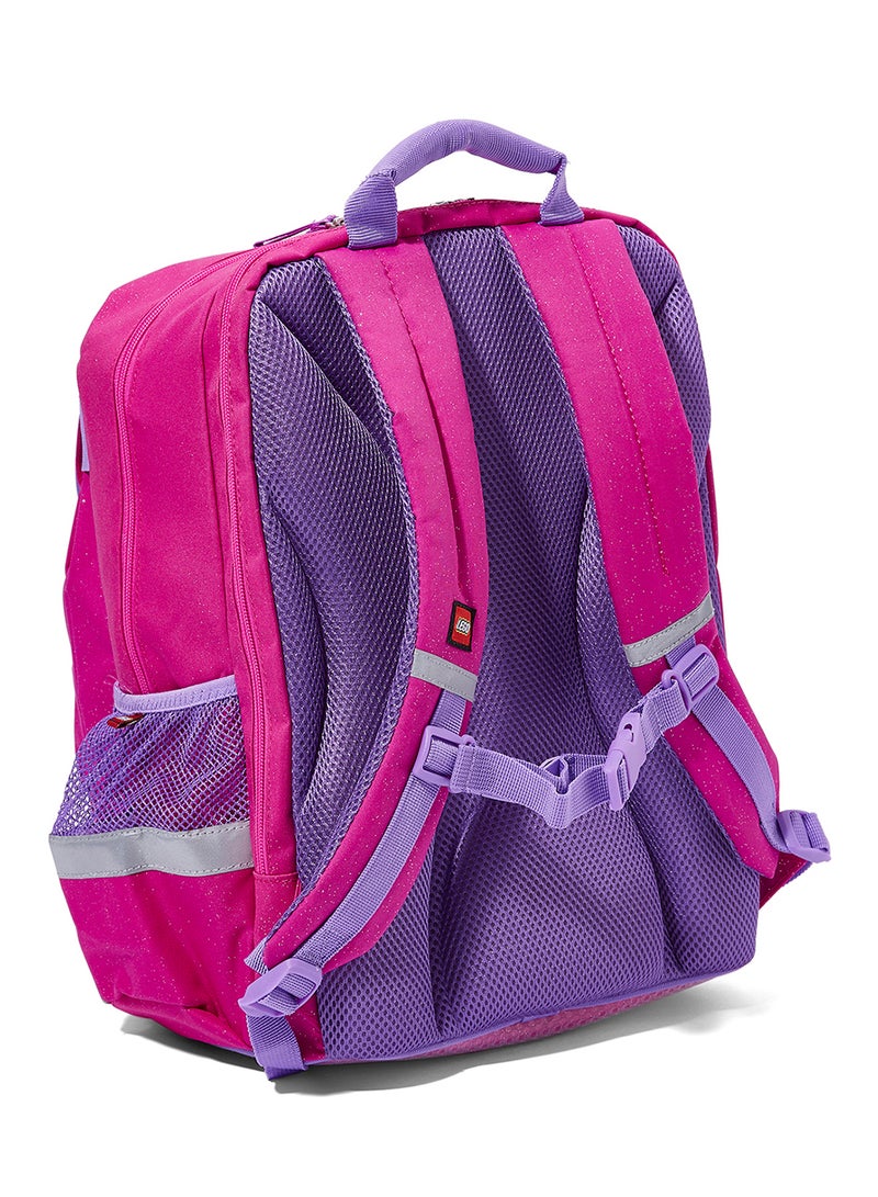 LEGO Starter Plus Zipper Closure Backpack Pink/Purple - Image 2