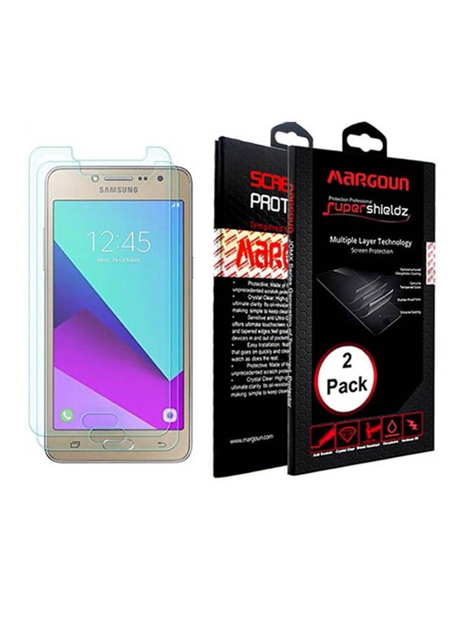MARGOUN Pack Of 2 Screen Protector For Samsung Galaxy J2 Prime Clear