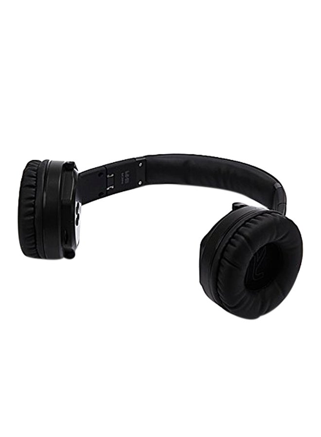 سودو سماعة رأس بتصميم يغطي الأذن تعمل بتقنية البلوتوث أسود