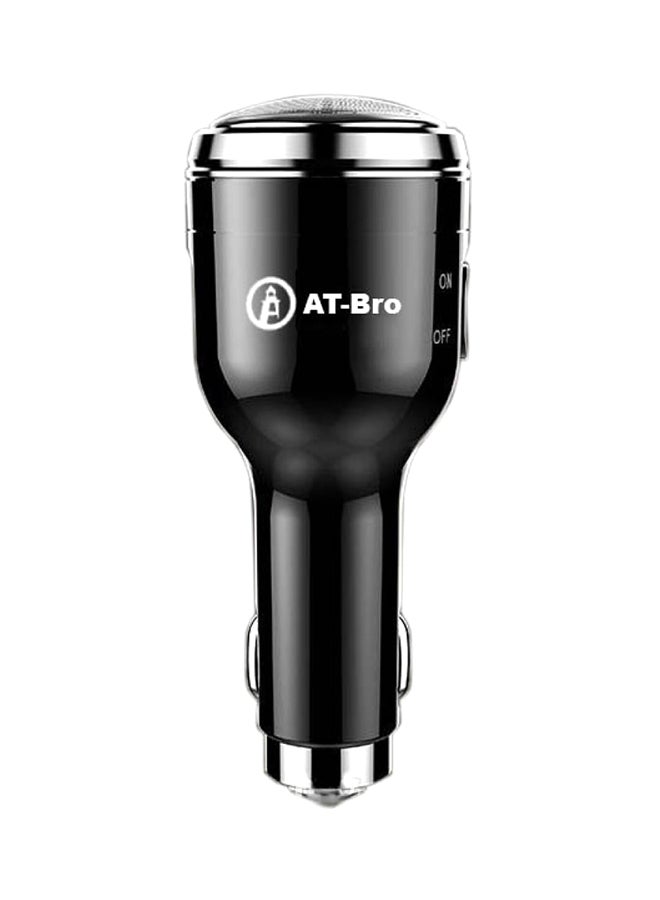 AT-Bro - USB Charger With Electric Shaver Black/Silver - Image 1