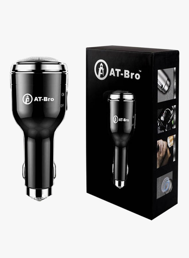 AT-Bro - USB Charger With Electric Shaver Black/Silver - Image 1