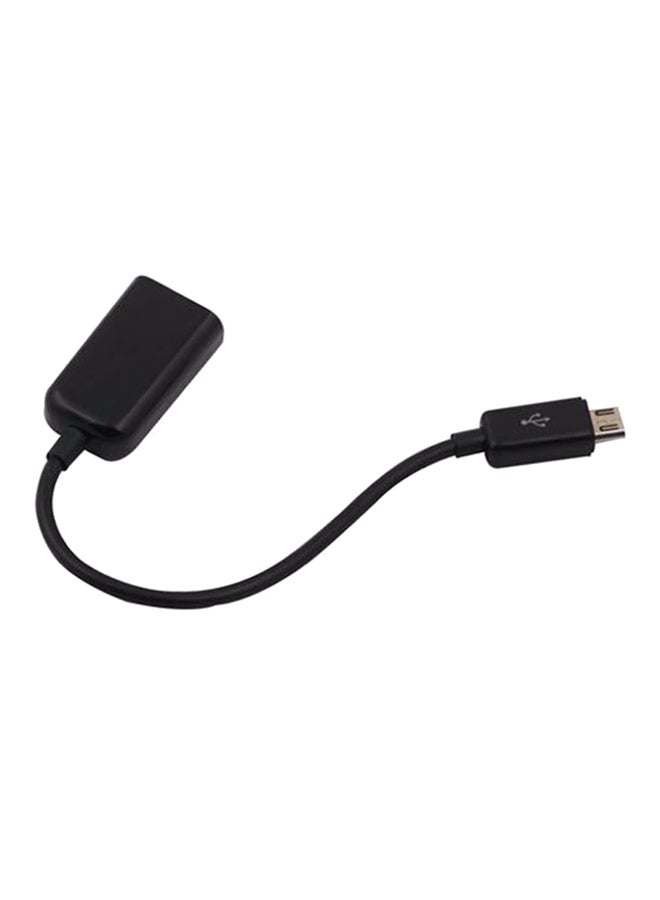 Micro USB OTG Connect Kit For Mobile Phone Black