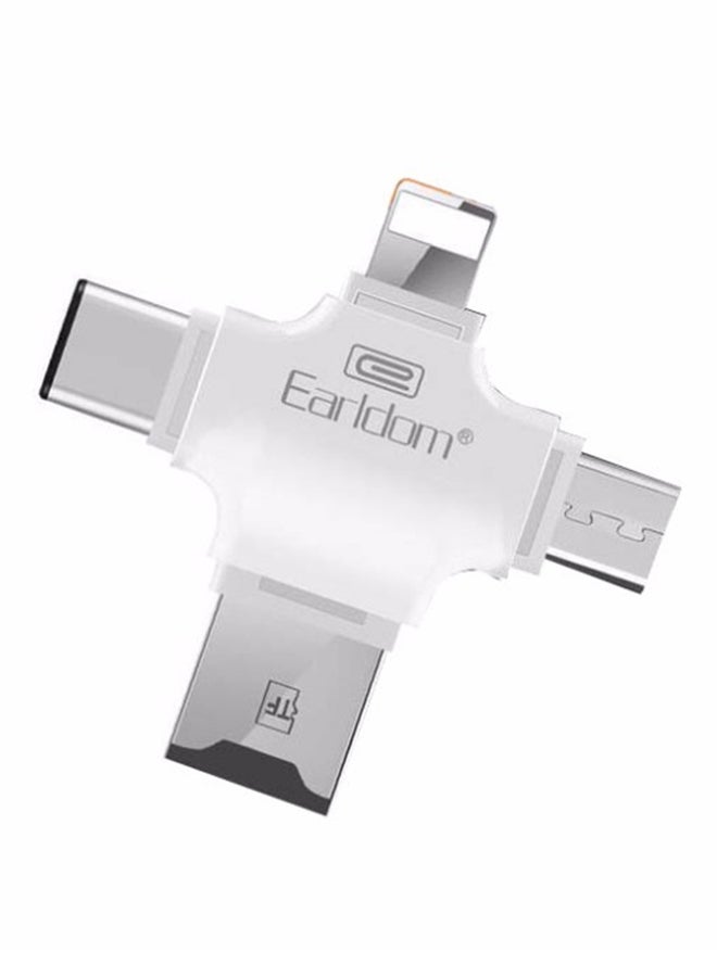 Earldom All-in-One Card Reader White