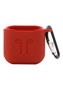 PiBlue Detachable Protective Belt Clip Case For Apple AirPods Red  - Image 1