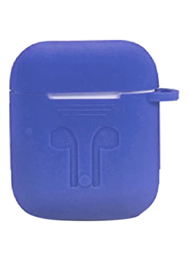 MARGOUN Case Cover For Apple AirPods With Strap Holder Dark Blue 