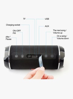 T&G Stereo Wireless Speaker Black  - Image 2