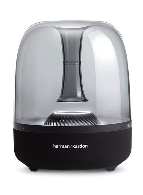 Aura Studio 2 Wireless Bluetooth Speaker With Ambient Lighting Black/Clear