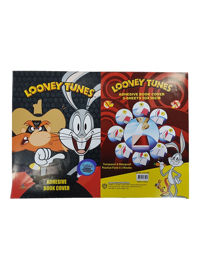 Looney Tunes - Adhesive Book Cover Multicolour - Image 1
