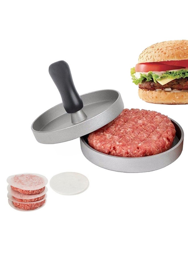 كابينا هوم قالب ضغط لحم الهمبرغر فضي - Image 2