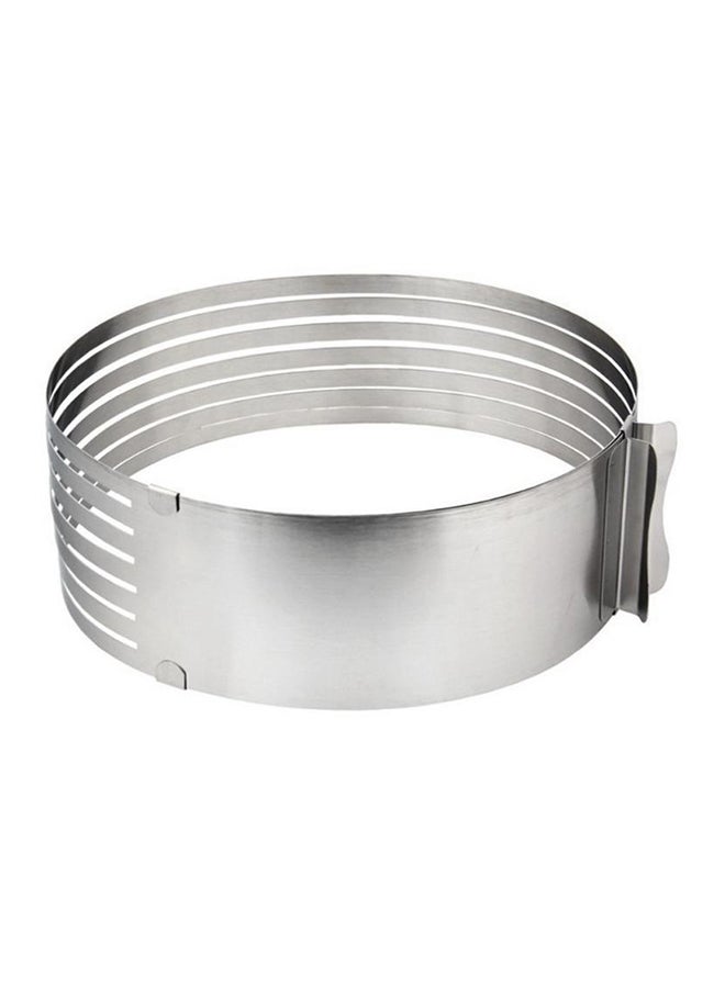 CABINA HOME Retractable Circular Ring Cake Mould Silver - Image 1