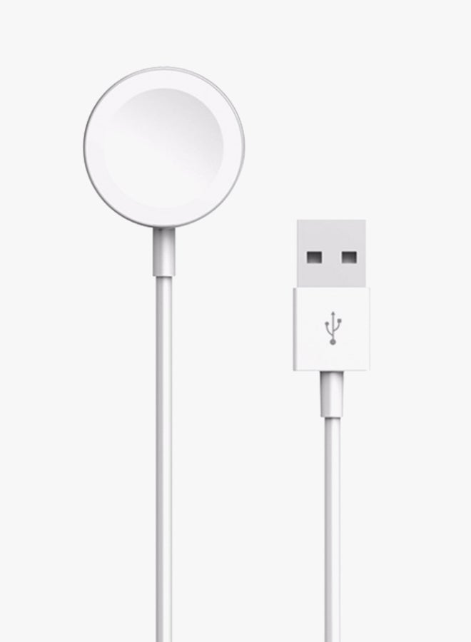 Generic - Magnetic Charging Cable For Smartwatch White - Image 1
