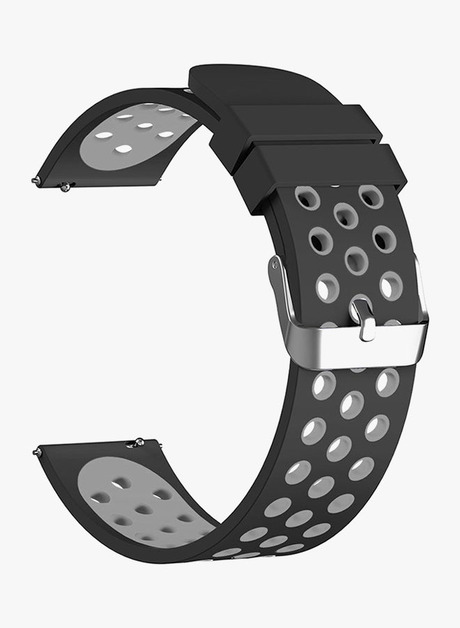 MARGOUN Replacement Band For Apple Watch Series 1/Series 2/Sport Edition Black/White - Image 2