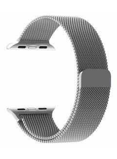 MARGOUN Milanese Loop Stainless Steel Band for Apple Watch 38/40/41mm Silver  - Image 1