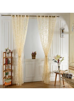 ماركة غير محددة ستارة نوافذ بيج 100x250Ø³Ù†ØªÙŠÙ…ØªØ±  - Image 2