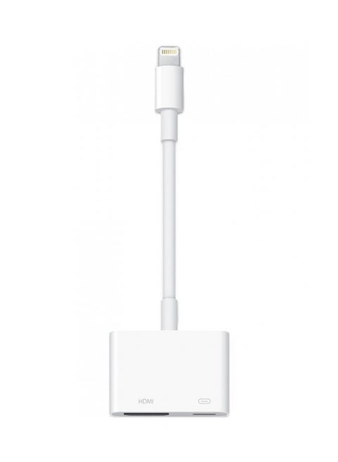 Lightning Digital AV Adapter White