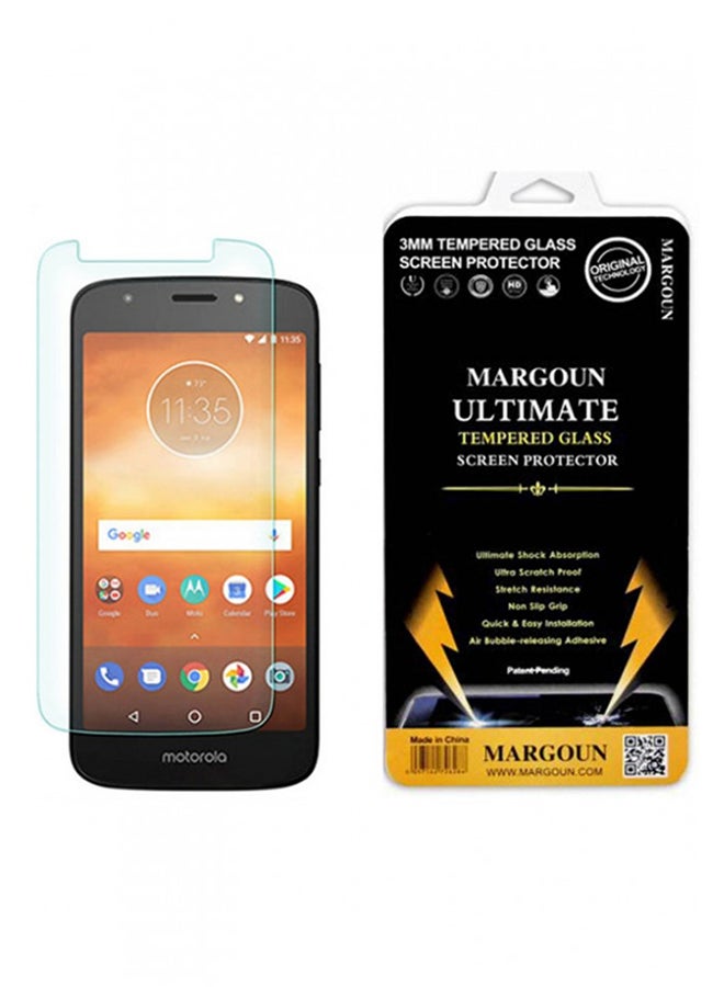 مارجون لاصقة حماية للشاشة من الزجاج المقوى لهاتف موتورولا موتو E5 بلاي شفاف