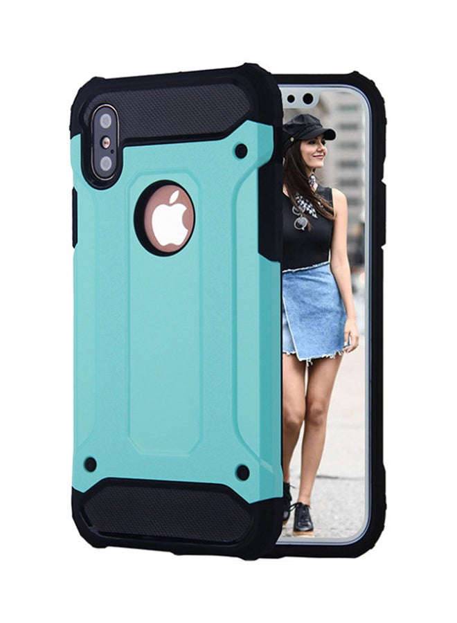 MARGOUN Protective Case Cover For Apple iPhone X Blue/Black