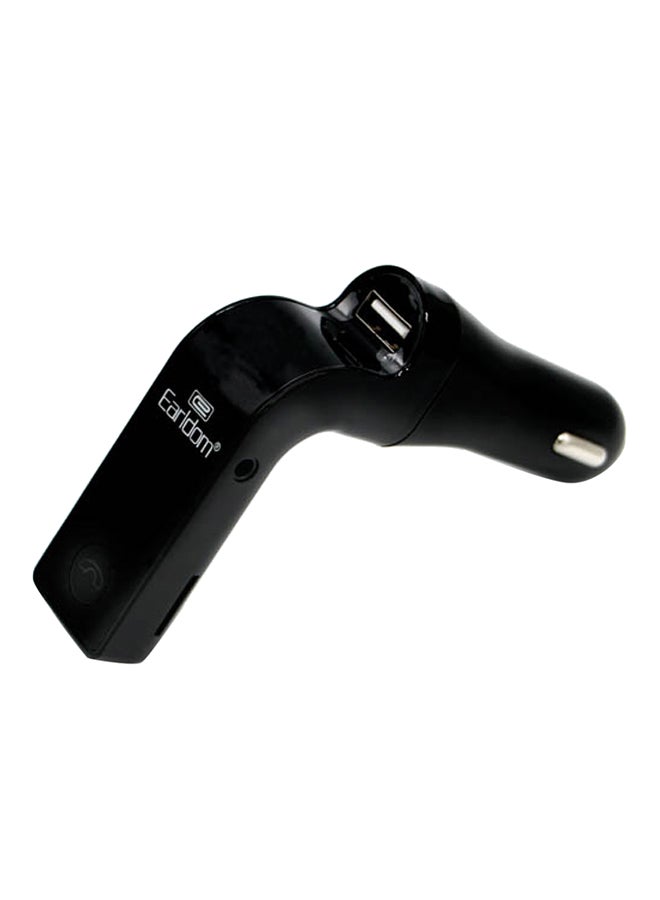Earldom Bluetooth Smart Sonic Speed USB MP3 Car Charger Black