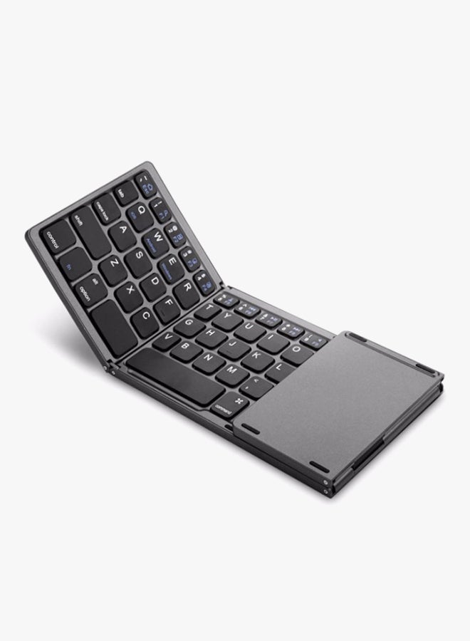 MARGOUN Foldable Bluetooth Keyboard With Touchpad Black - Image 3