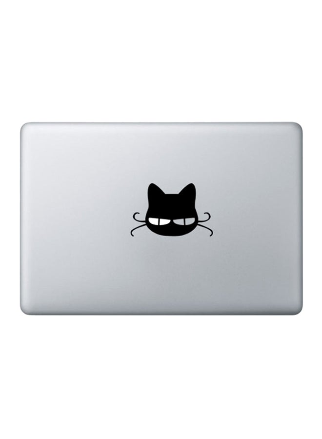 Cute Cat Sticker Skin Cover For Macbook Laptop Clear 