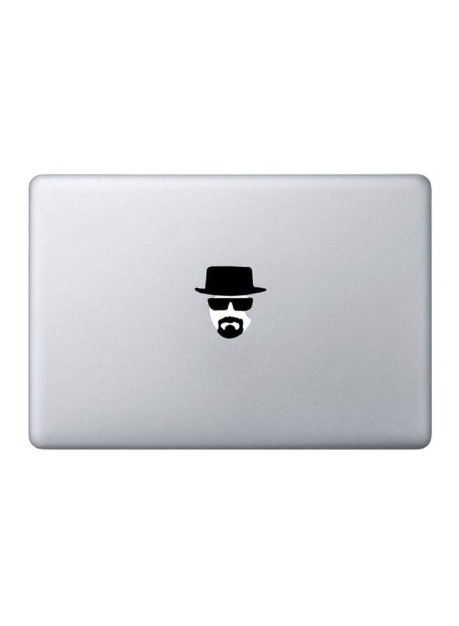 Man In Black Sticker Skin Cover For Macbook Laptop Clear 