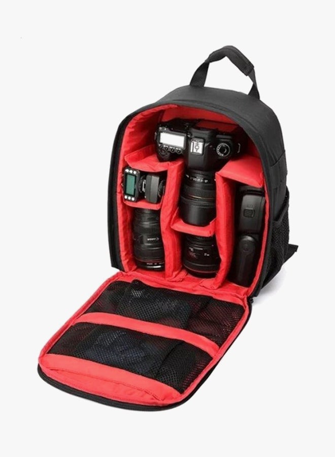 Waterproof Backpack For DSLR Camera Black/Red  - Image 2