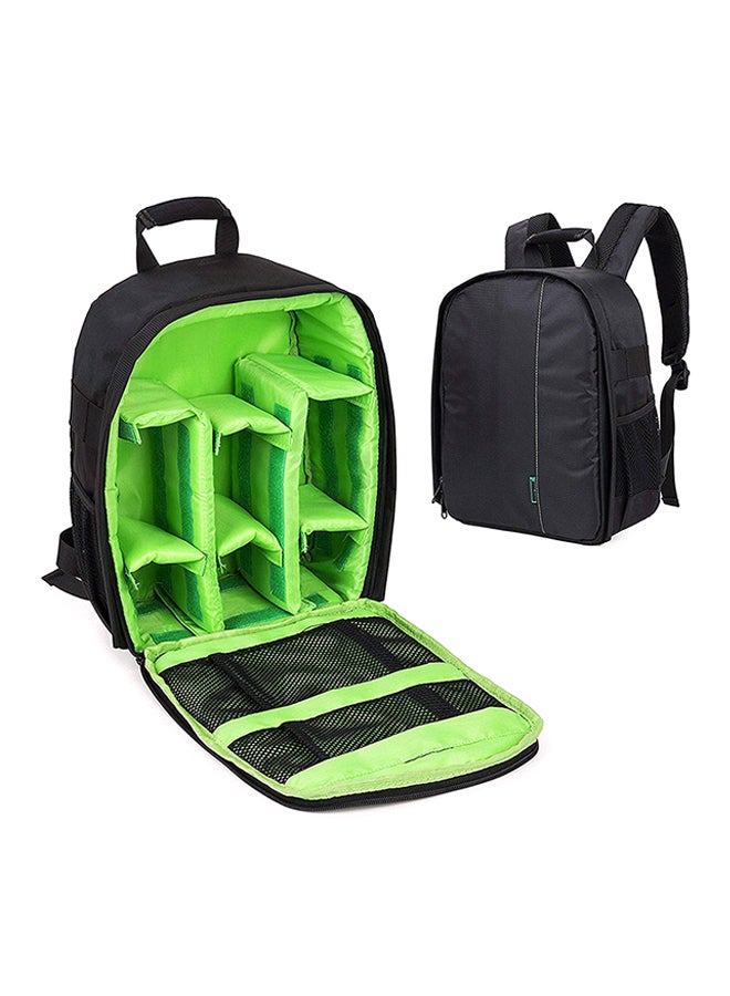 Waterproof Backpacks For DSLR Camera Black/Green  - Image 1