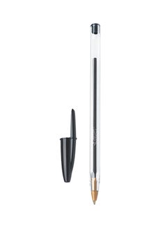 Bic 50-Piece Cristal Ball Point Pen Clear/Black  - Image 2