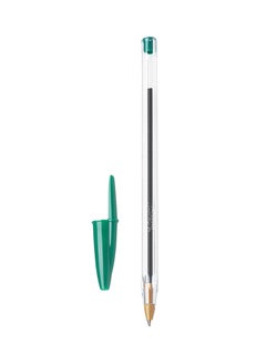 Bic 50-Piece Cristal Ball Point Pen Clear/Green  - Image 3