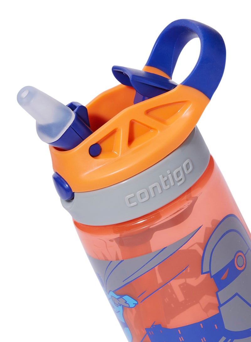 كونتيجو زجاجة ماء بماصة قلاّبة بلون خوخي 414ملليلتر - Image 2