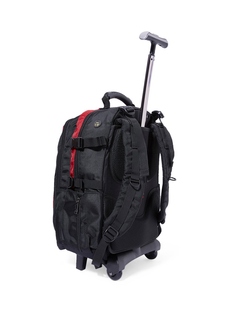 Regency Rev Adjustable Strap Trolley Backpack Black/Red - Image 2