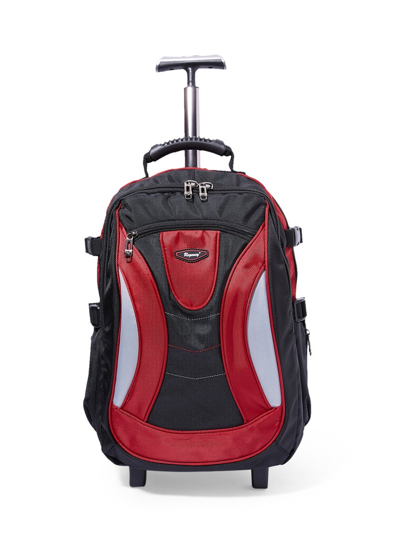 Regency Rev Adjustable Strap Trolley Backpack Black/Red - Image 1