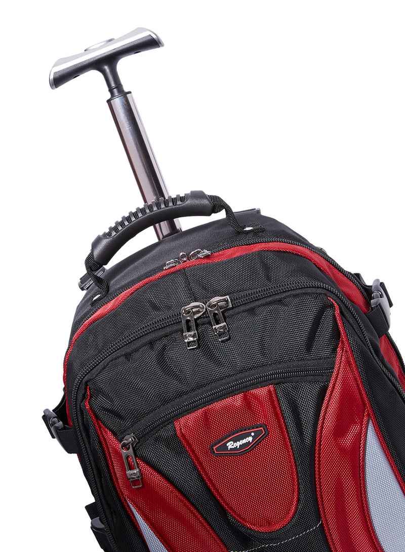 Regency Rev Adjustable Strap Trolley Backpack Black/Red - Image 3