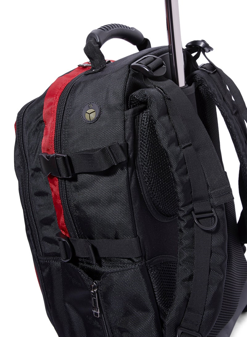 Regency Rev Adjustable Strap Trolley Backpack Black/Red - Image 4