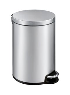 EKO Stainless Steel Waste Bin Silver 18Liters 