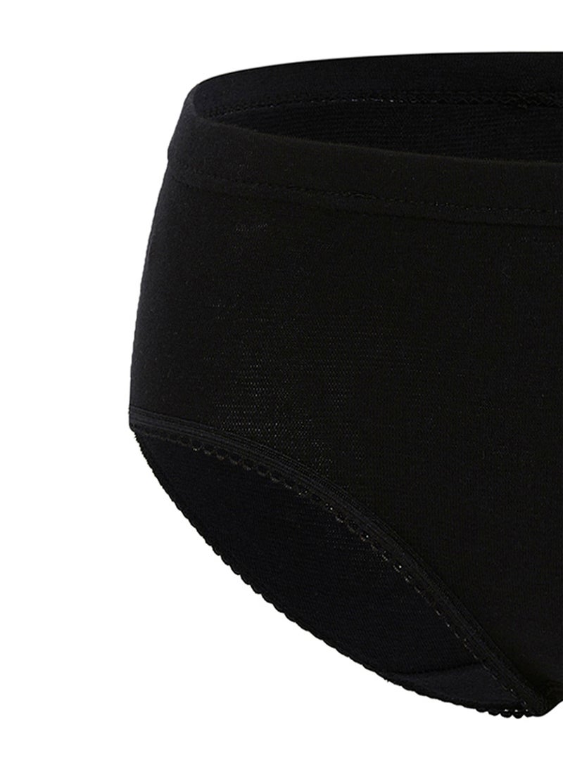 BYC - Pack Of 3 Cotton Briefs BY1701LB Black - Image 1