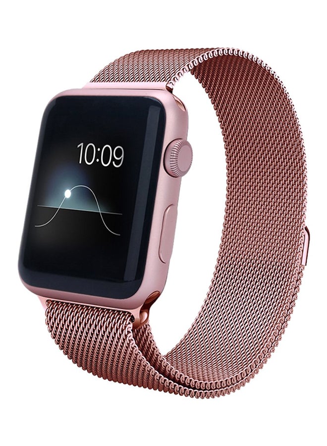 Generic - Replacement Band For Apple Watch Series 3/2/1/Nike Plus 42mm Rose Gold - Image 1
