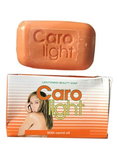 CARO WHITE Lightening Carrot Oil Beauty Body Soap Orange 180grams  - Image 1