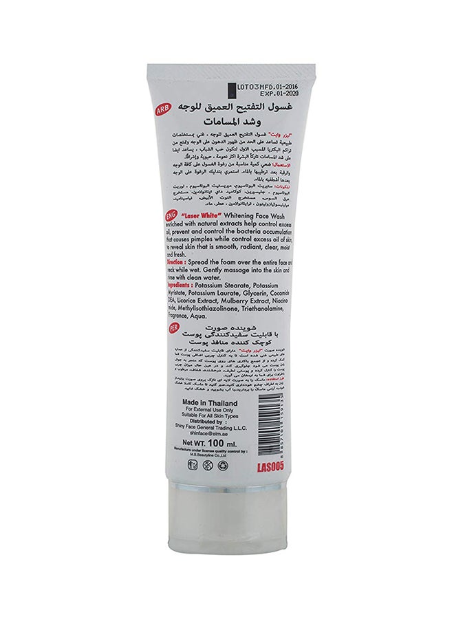 ليزر وايت غسول الوجه للتفتيح العميق 100ملليلتر - Image 2