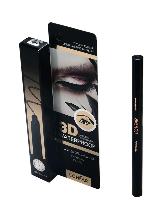 L'CHEAR 3D Natural Dimensional Waterproof Eyebrow Pencil Brown - Image 2