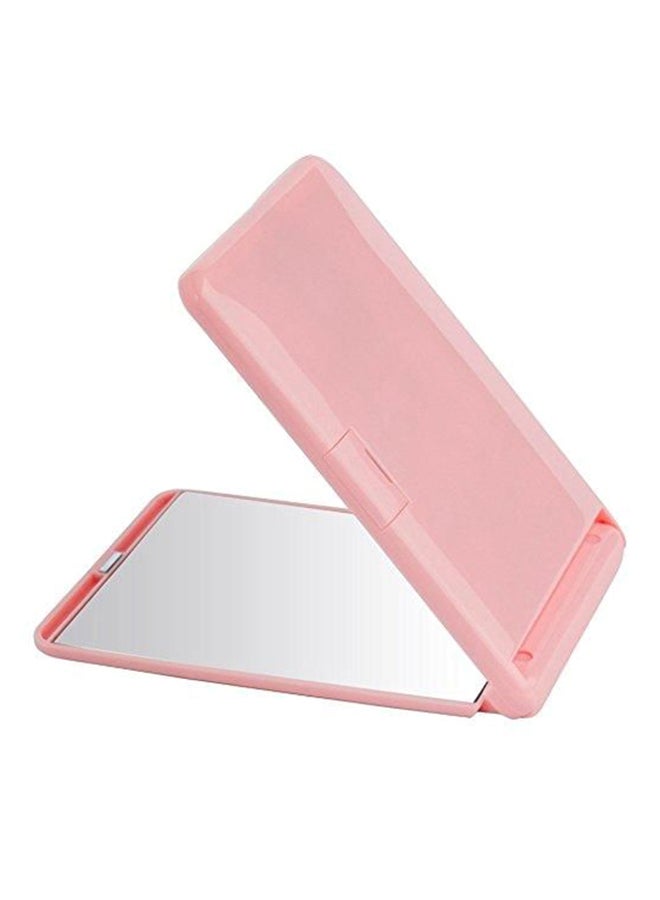 LED Compact Pocket Mirror Pink - Image 3