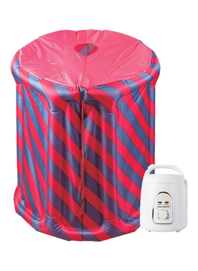 Electric Portable Home Sauna System Pink/Blue/Black