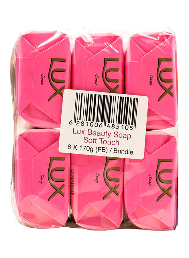 لوكس لوح صابون بملمس ناعم 6x170جرام - Image 2